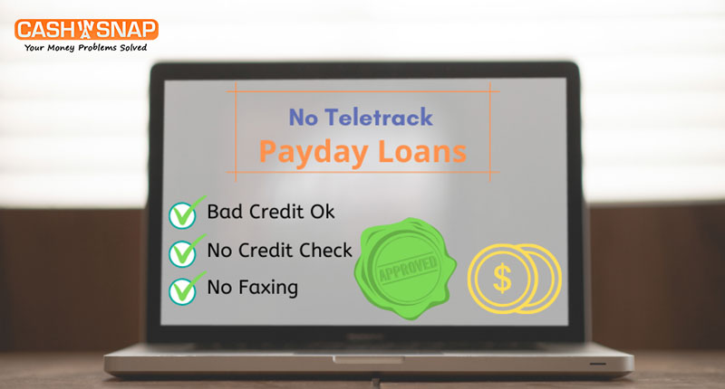 No Tele Track Payday Loans